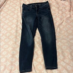 American Eagle Outfitters Blue Skinny Jeans Classic Style